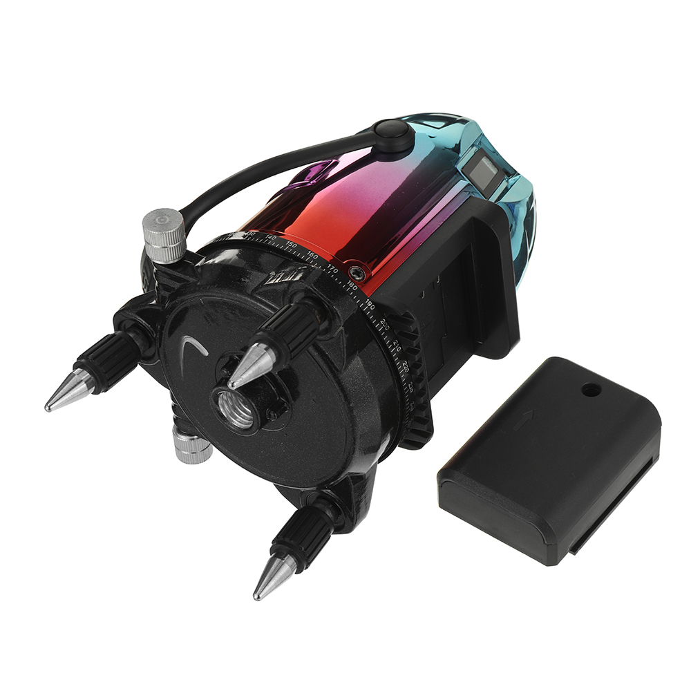 5-line-Green-Light-Laser-Level-360deg-Electroplating-Multi-color-Shell-Laser-Level-with-Base-1910685-8