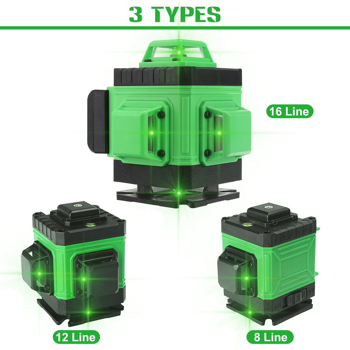 81216-Line-360deg-4D-Green-Light-Laser-Level-Horizontal-Vertical-Cross-Spirit-Level-Measure-Tool-Kit-1864088-2