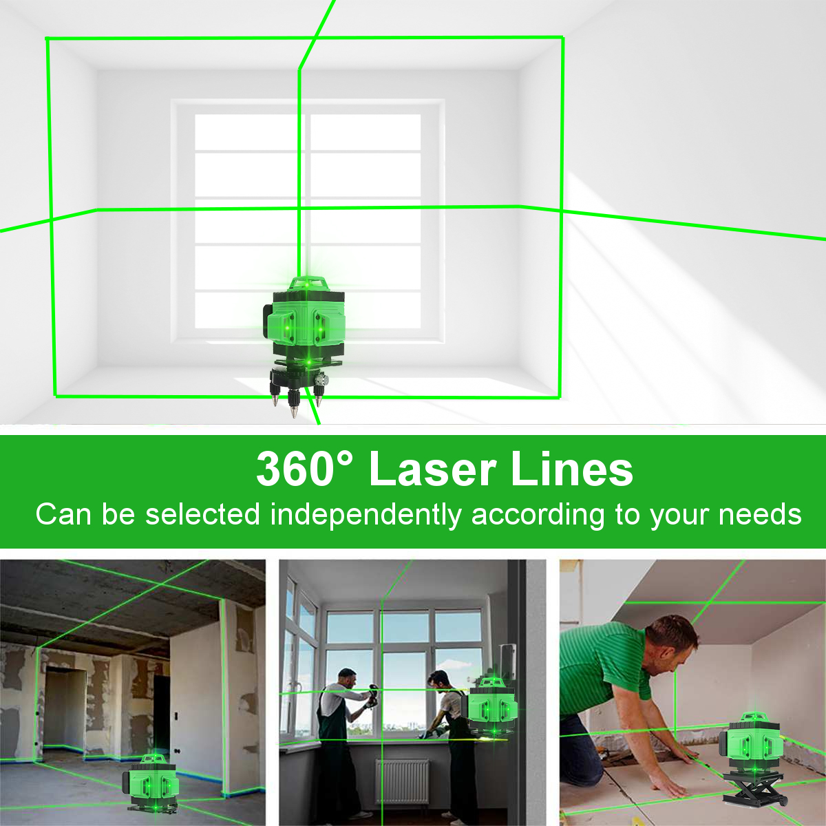 81216-Line-360deg-4D-Green-Light-Laser-Level-Horizontal-Vertical-Cross-Spirit-Level-Measure-Tool-Kit-1864088-7