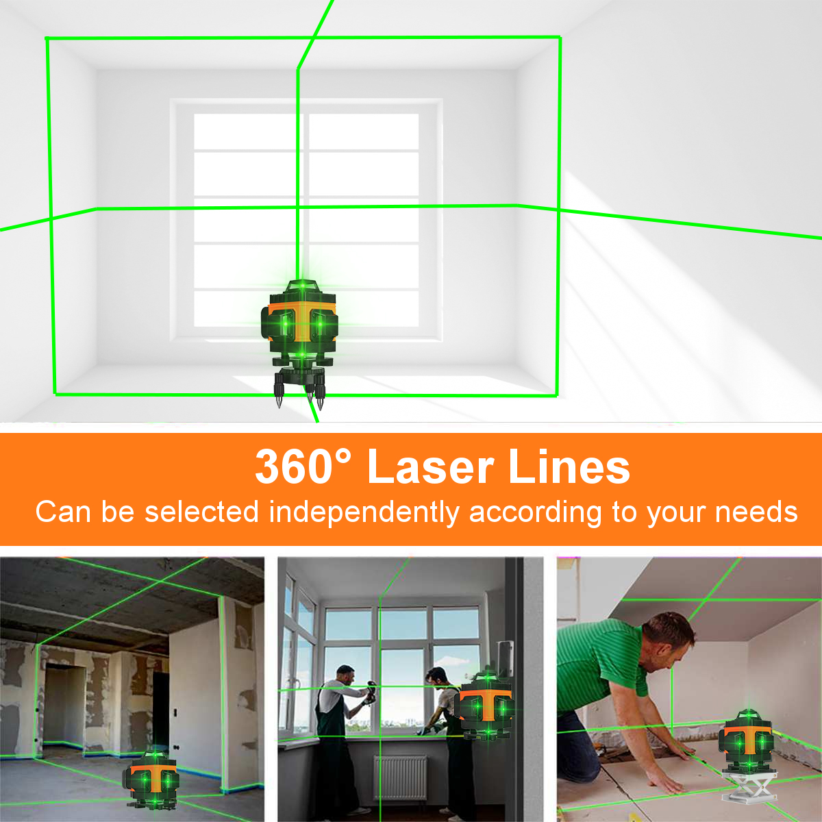 81216-Line-360deg-Green-Light-Laser-Level-Horizontal-Vertical-Cross-App-Control-1887004-5