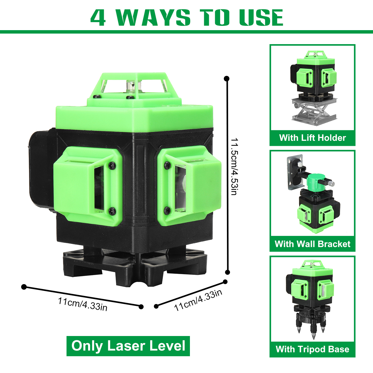 81216-Line-360deg-Green-Light-Laser-Level-Horizontal-Vertical-Cross-Measuring-1887027-3