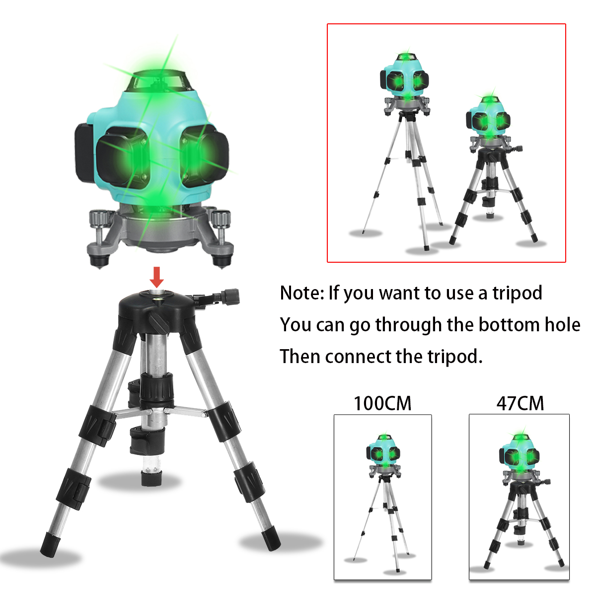 81216-Line-360deg-Rotary-Leveling-Cross-Measure-Tool-Green-Laser-Level-Tool-Kit-with-2pcs-Batteries-1914854-2