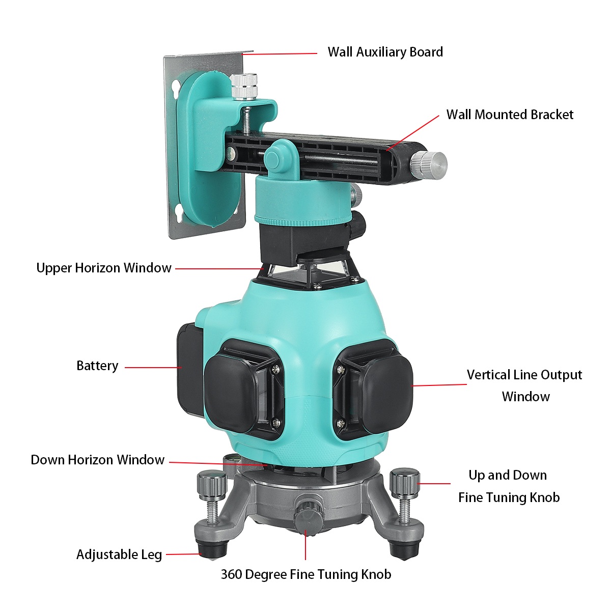 81216-Line-360deg-Rotary-Leveling-Cross-Measure-Tool-Green-Laser-Level-Tool-Kit-with-2pcs-Batteries-1914854-15