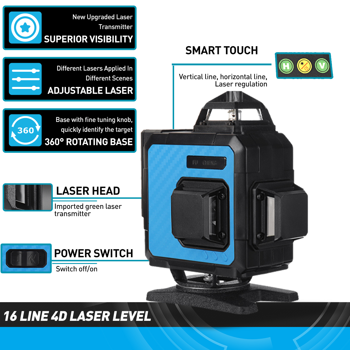 81216-Lines-4D-360deg-Rotatable-Green-Light-Laser-Level-Auto-Self-Leveling-Rotary-Cross-Measure-Tool-1877795-15