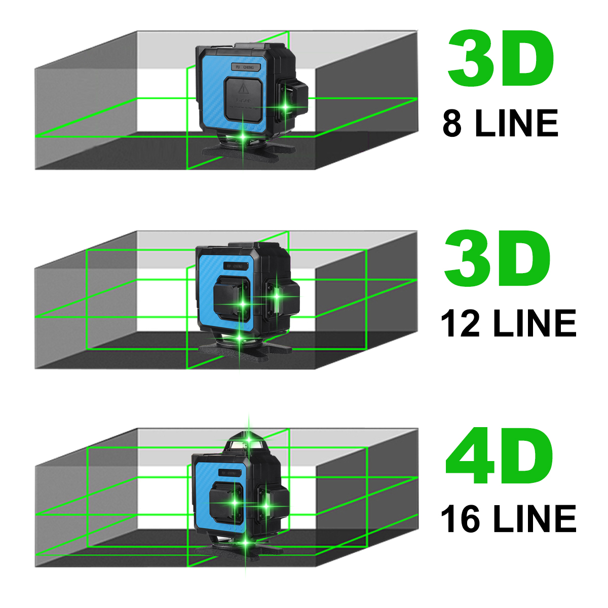 81216-Lines-4D-360deg-Rotatable-Green-Light-Laser-Level-Auto-Self-Leveling-Rotary-Cross-Measure-Tool-1877795-4