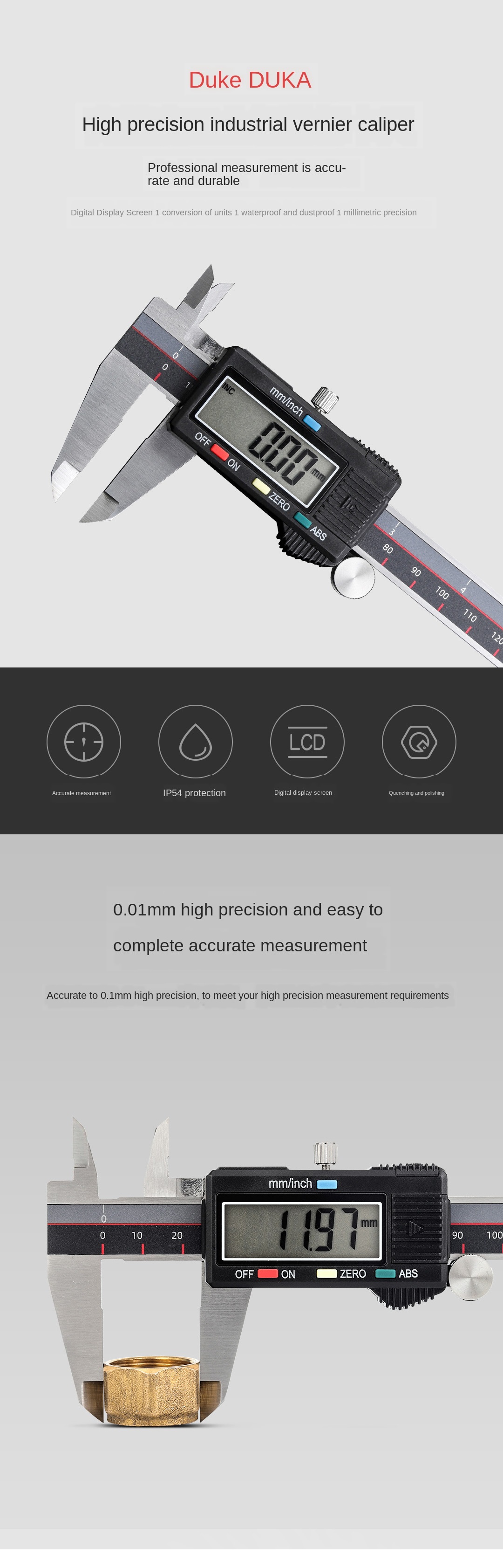 DUKA-CA2-Digital-Caliper-150mm-6-inch-LCD-Digital-Screen-Electronic-Vernier-Calipers-Micrometer-Accu-1733160-2