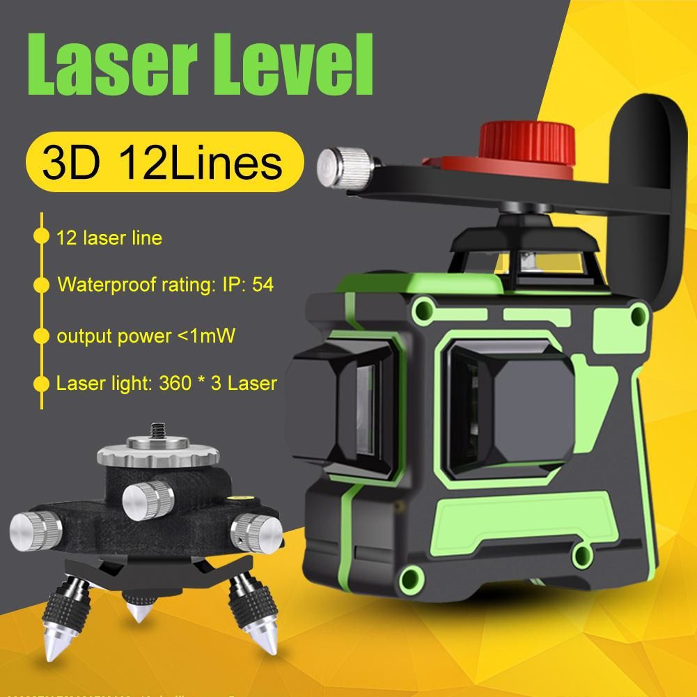 Dual-Battery-Self-Leveling-360deg-Rotary-12-Lines-Laser-Level-Green-Light-Infrared-Laser-Outdoor-Str-1773236-1