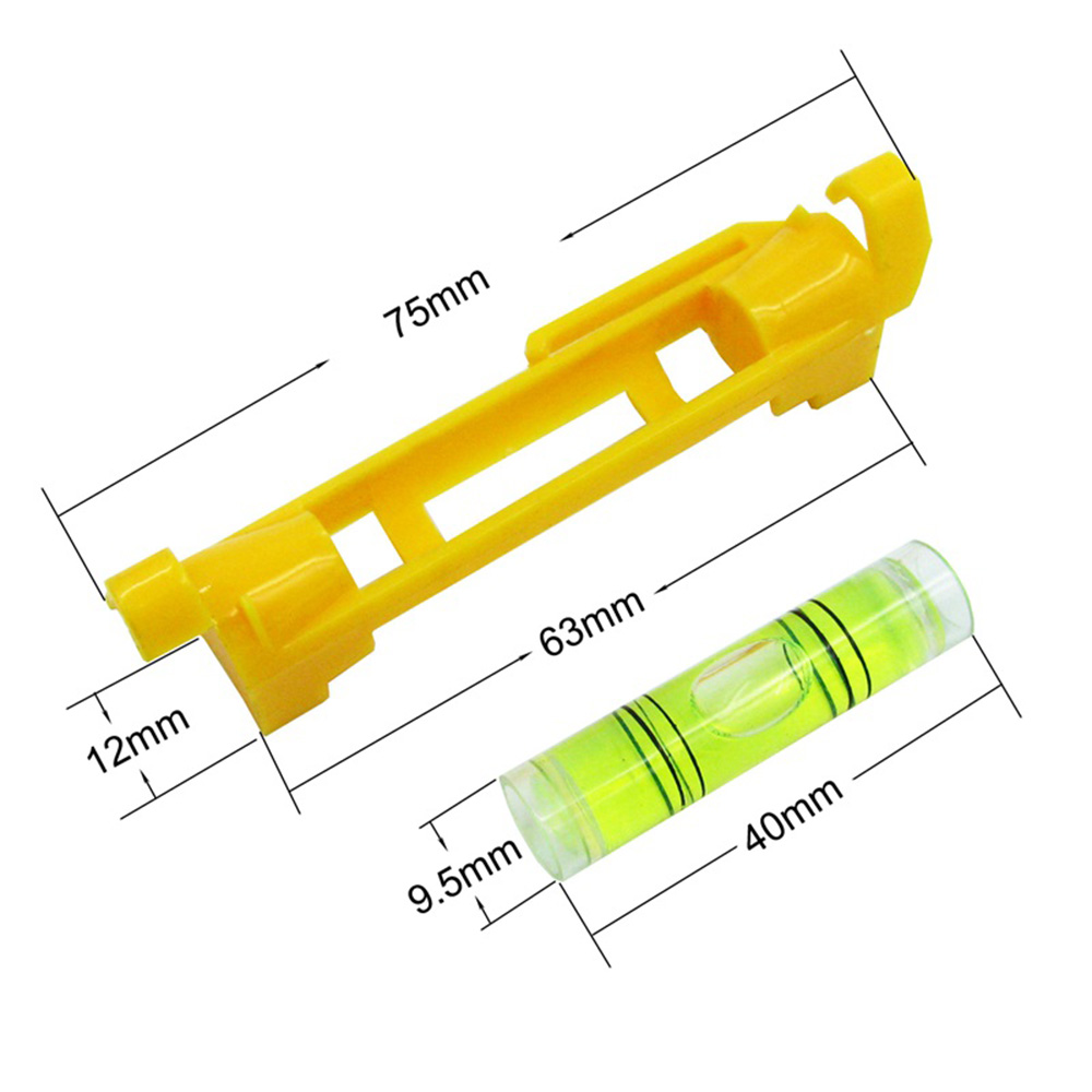 HACCURY-Pen-shaped-Horizontal-Mini-Rope-Bubble-Line-Level-Lanyard-Level-Meter-Line-Level-Red-Yellow--1378681-1