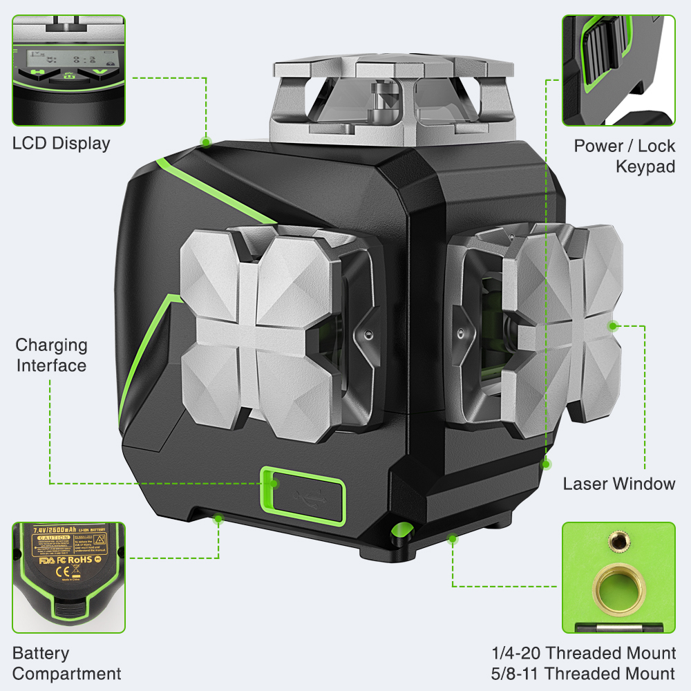 Huepar-S03CG-3D-LCD-Display-Cross-Line-Laser-Level-12-Lines-Green-Beam-bluetooth--Remote-Control-Fun-1888197-9