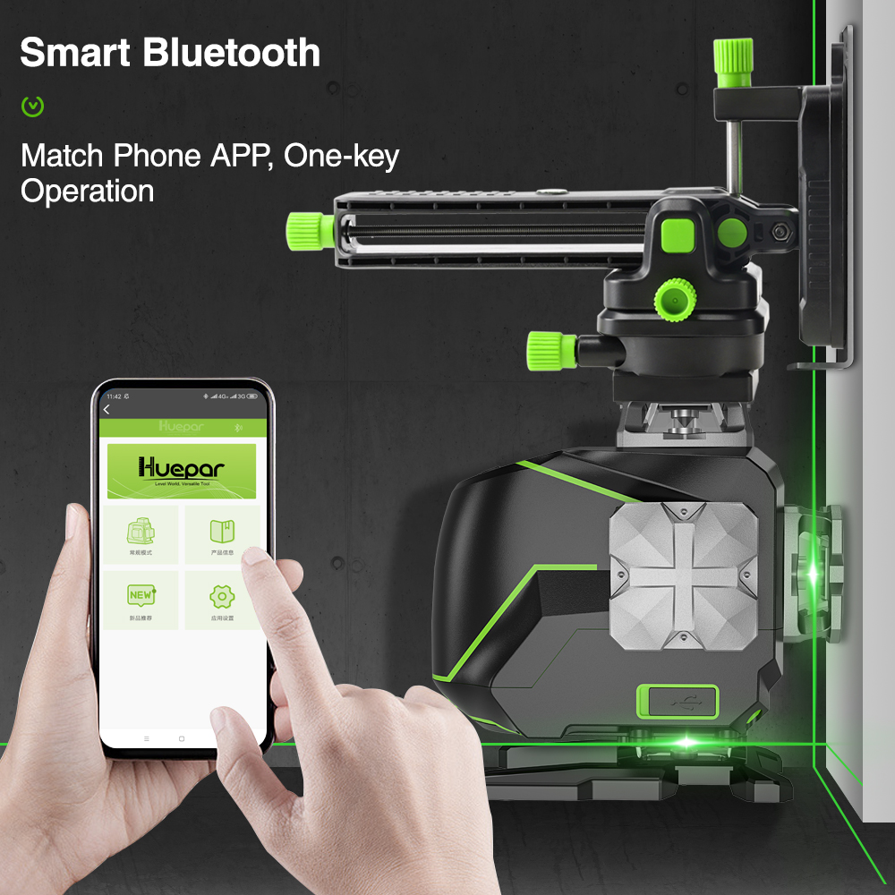 Huepar-S04CG-16-lines-4D-Cross-Line-Laser-Level-bluetooth--Remote-Control-Functions-Green-Beam-with--1888046-5