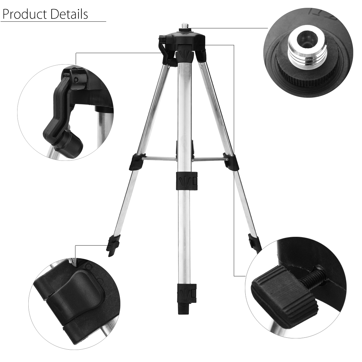 Level-Tripod-Holder-Stand-Mount-Telescopic-Aluminium-Alloy-for-Self-Leveling-Laser-1197242-4