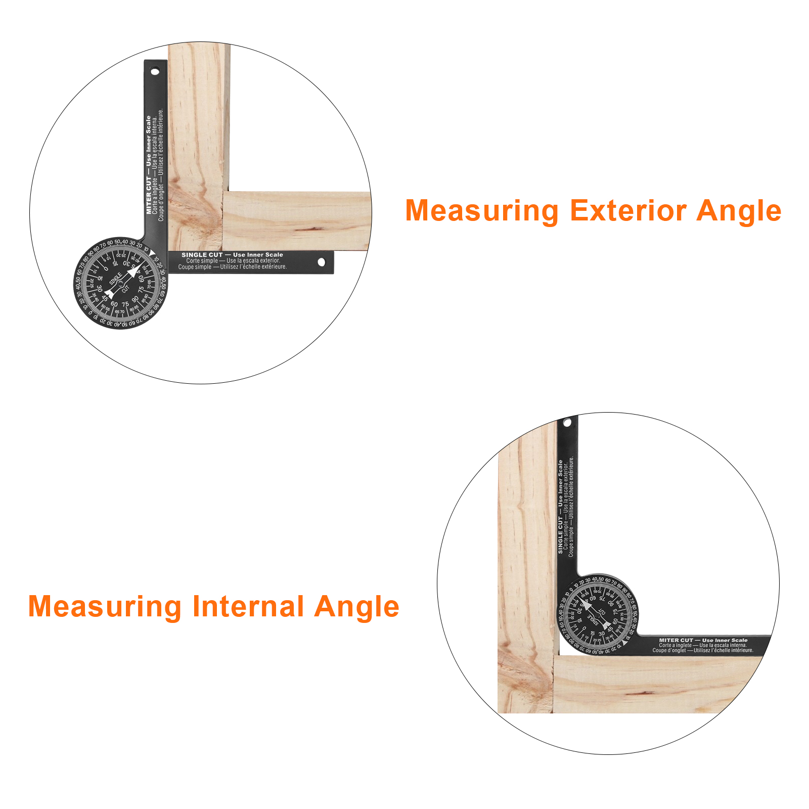 Miter-Saw-Protractor-360deg-Angle-Finder-Miter-Gauge-Goniometer-Angle-Level-Meter-Arm-Measuring-Rule-1899613-3
