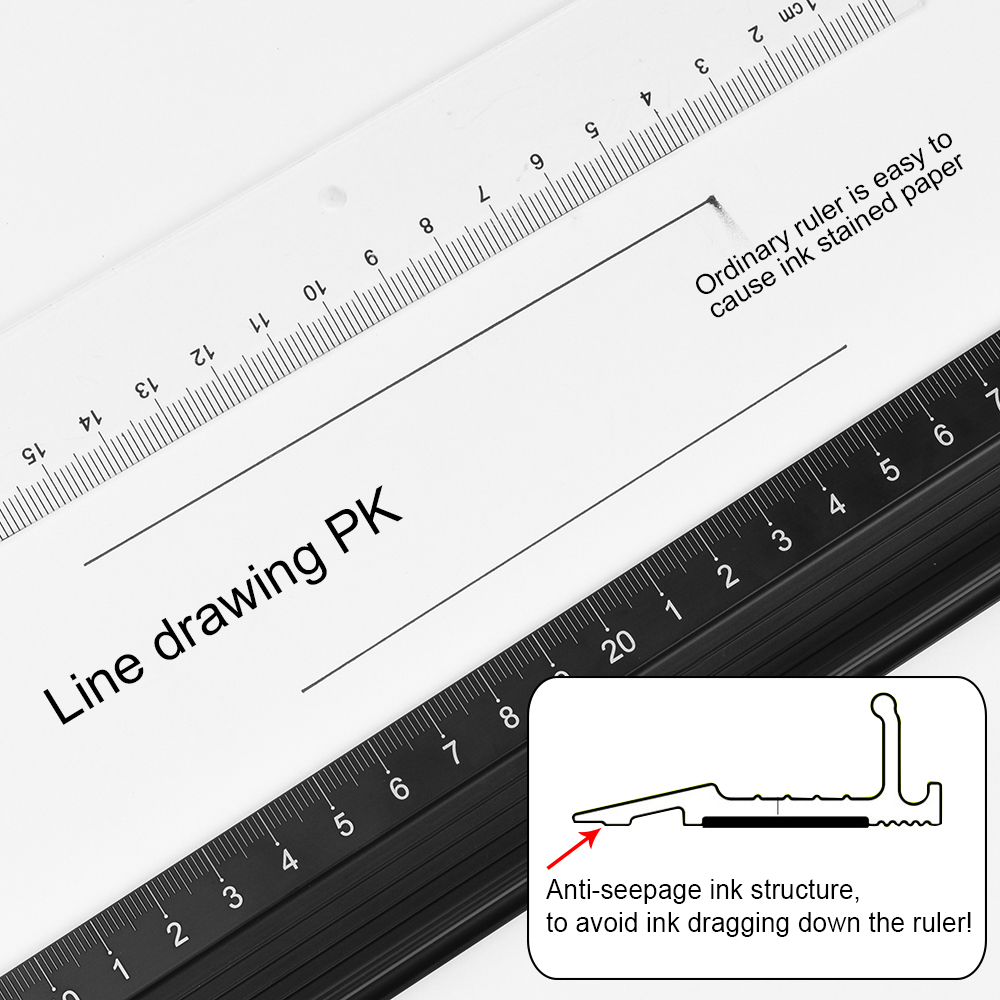Multifunctional-Aluminum-Alloy-Straight-Ruler-Cutting-Protection-Art-Non-Slip-Advanced-Drawing-Tool--1538554-2