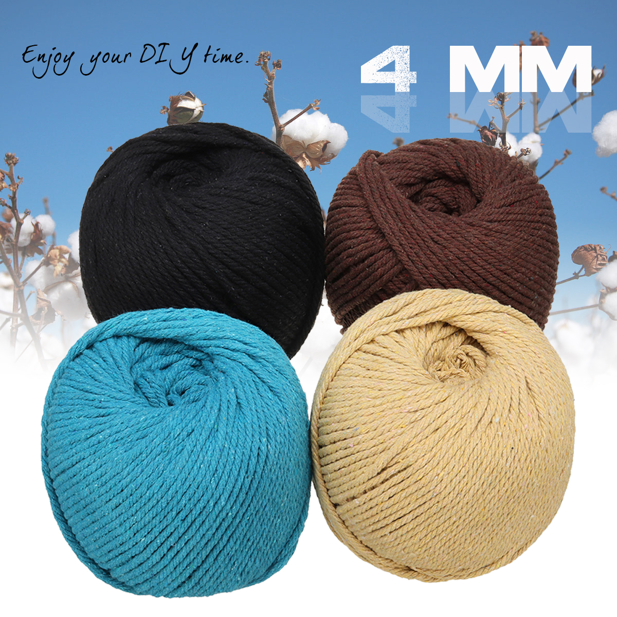 4-Colors-4mm-110m-Natural-Cotton-Twisted-Cord-Rope-Macrame-Linen-Jute-DIY-Braided-Wire-Hand-Craft-1361935-1