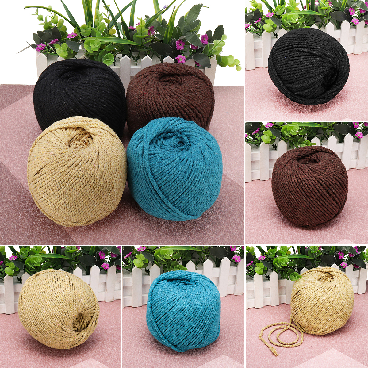 4-Colors-4mm-110m-Natural-Cotton-Twisted-Cord-Rope-Macrame-Linen-Jute-DIY-Braided-Wire-Hand-Craft-1361935-4