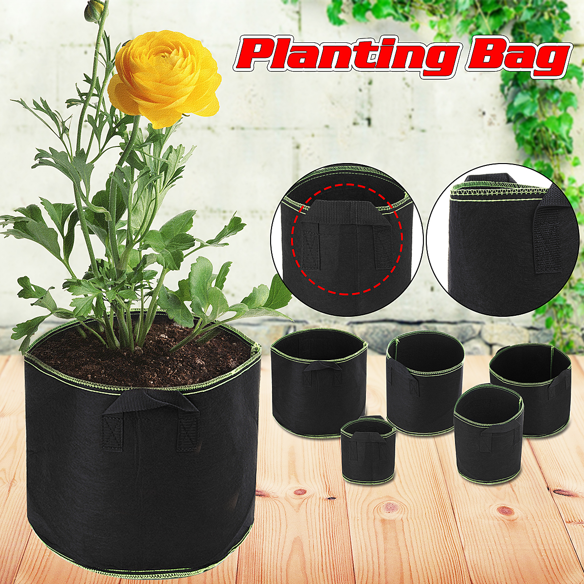 Black-Fabric-Aeration-Grow-Pots-Breathable-Planter-Container-Bags-1235710-Gallon-1266415-1