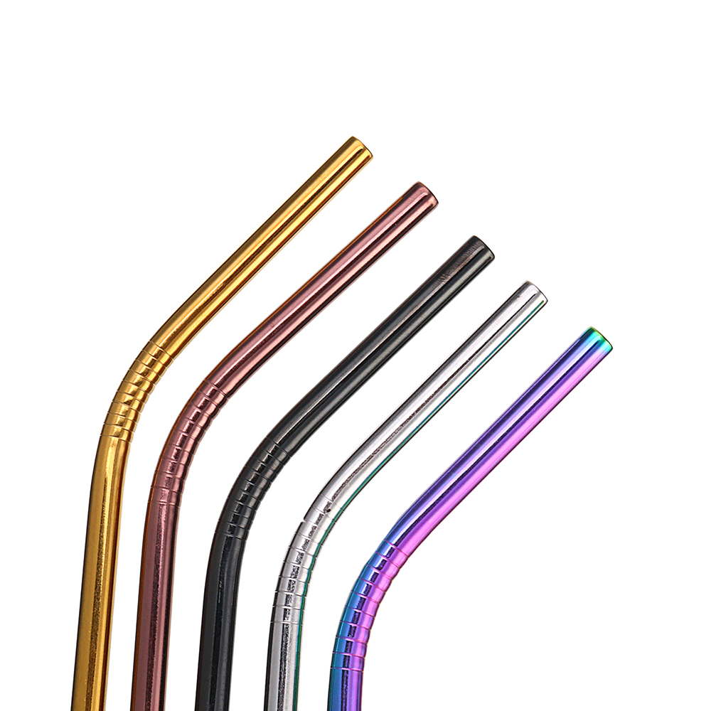 Set-of-10-Multi-Color-Stainless-Steel-Straws-Drinking-Tumblers-Cold-Beverage-Cup-Straw-w-Brush-1396656-6