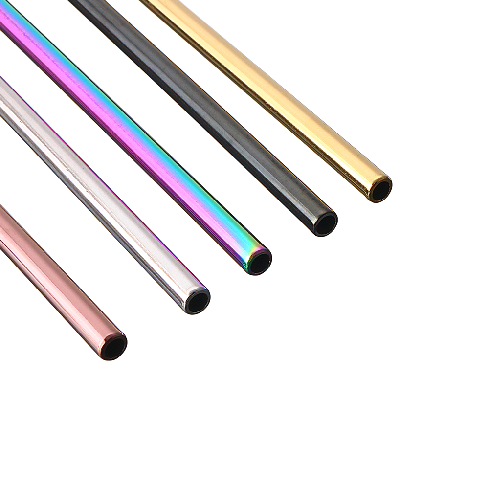 Set-of-10-Multi-Color-Stainless-Steel-Straws-Drinking-Tumblers-Cold-Beverage-Cup-Straw-w-Brush-1396656-7