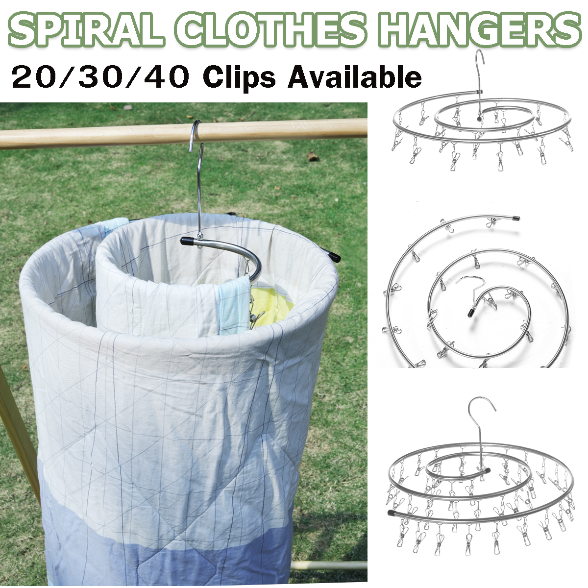 Spiral-Shaped-Sheet-Quilt-Blanket-Hanger-Round-Rotating-Clothes-Drying-Clip-1705348-1