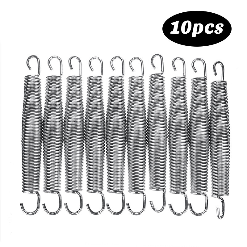 10PCS-Replacement-Repair-Trampoline-Steel-Springs-Weather-Rust-Resistant-1684578-3