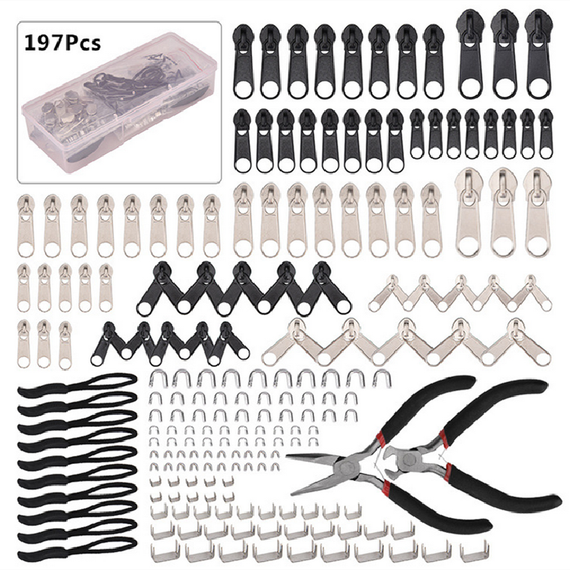 197Pcs-Zipper-Repair-Kit-Zipper-Replacement-Zipper-Pull-Rescue-Kit-with-Zipper-Install-Pliers-Tool-a-1720318-2