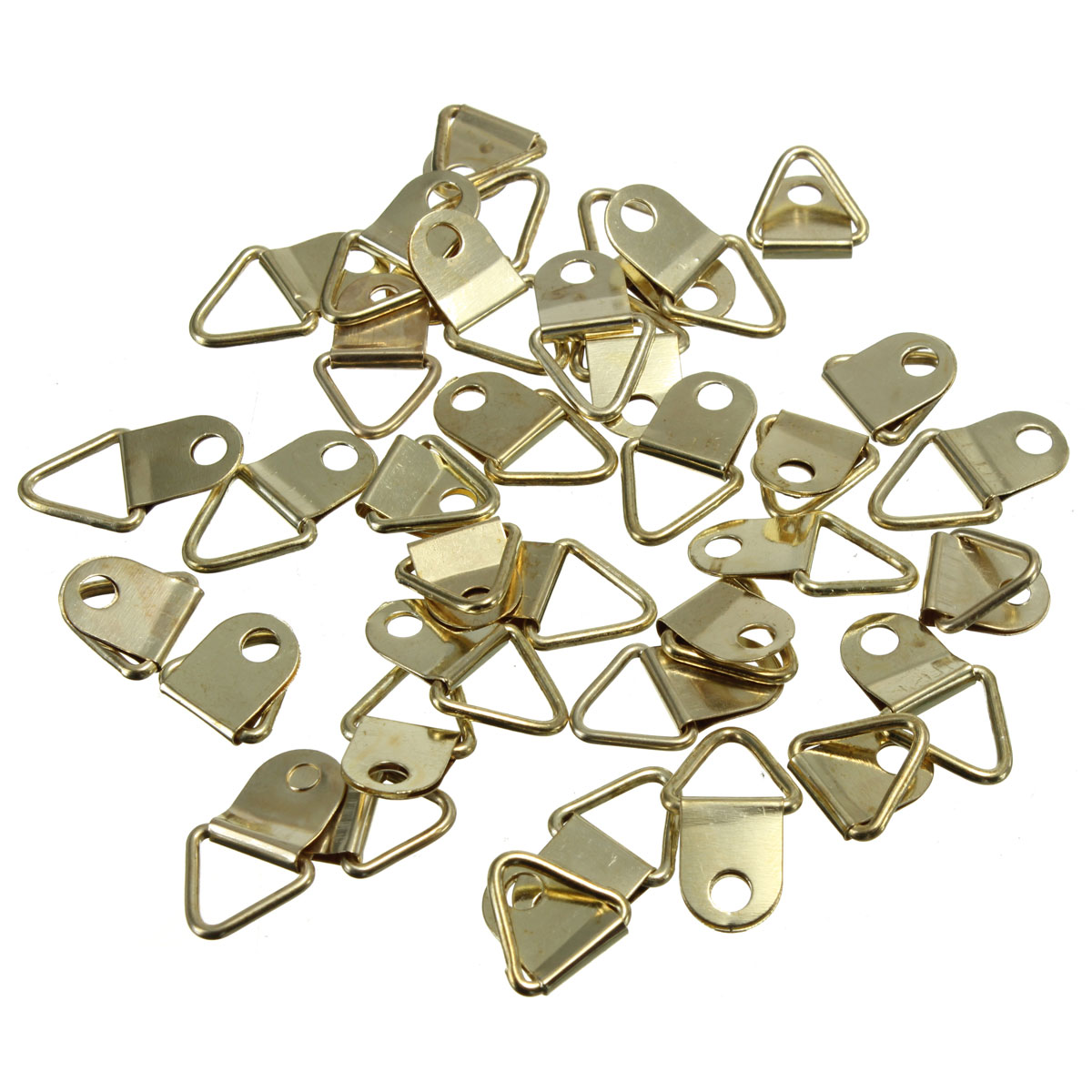 50Pcs-Copper-Triangle-Photo-Picture-Frame-Wall-Mount-Hook-Hanger-Ring-1033984-6