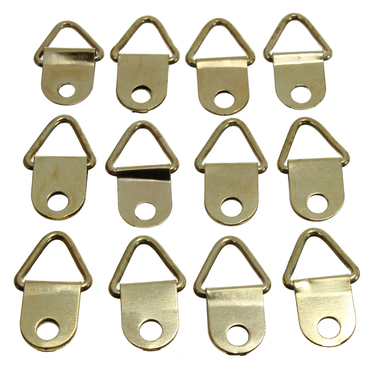 50Pcs-Copper-Triangle-Photo-Picture-Frame-Wall-Mount-Hook-Hanger-Ring-1033984-8