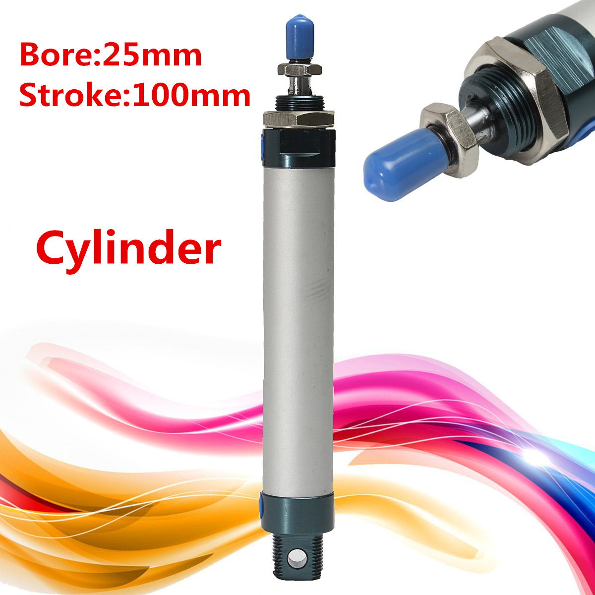 Double-Acting-Pneumatic-Air-Cylinder-Bore-25MM-Stroke-100MM-Light-Type-430N-1331105-1