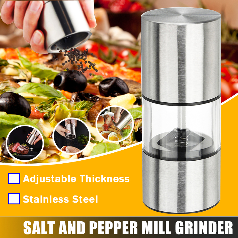 Stainless-Steel-Glass-Salt--Pepper-Mill-Spice-Grinder-Adjustable-Cooking-1631972-1