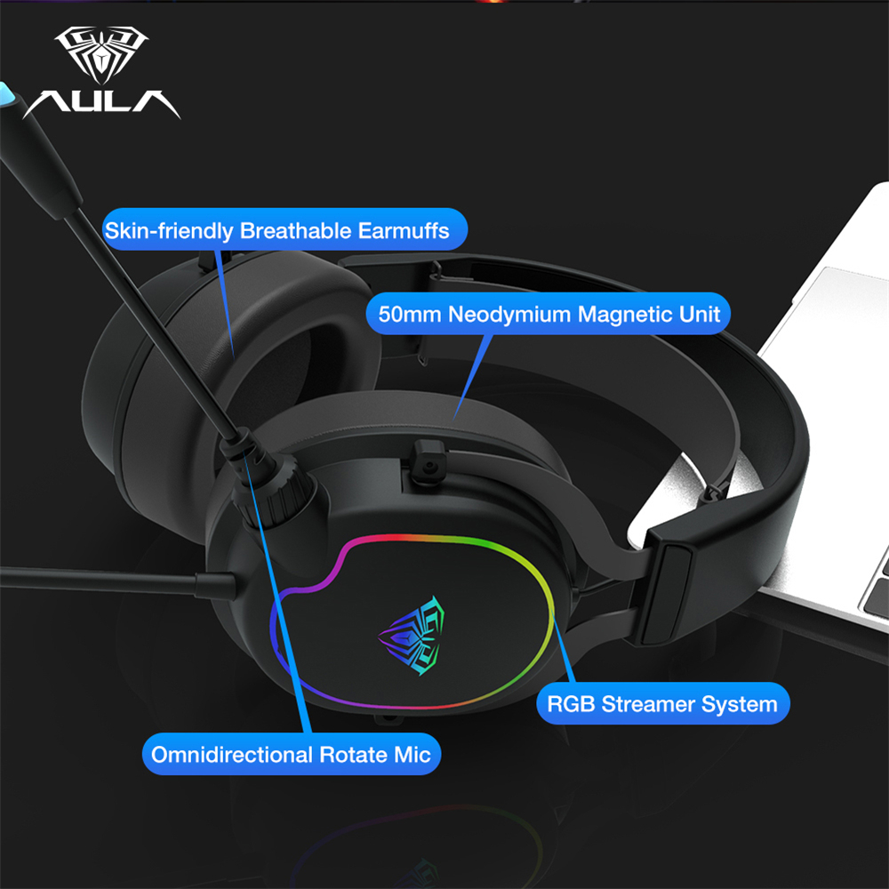 AULA-F606-Gaming-Headset-35mm-Wired-50mm-Driver-RGB-Light-Bass-Stereo-Surround-Sound-Lightweight-Hea-1878825-2