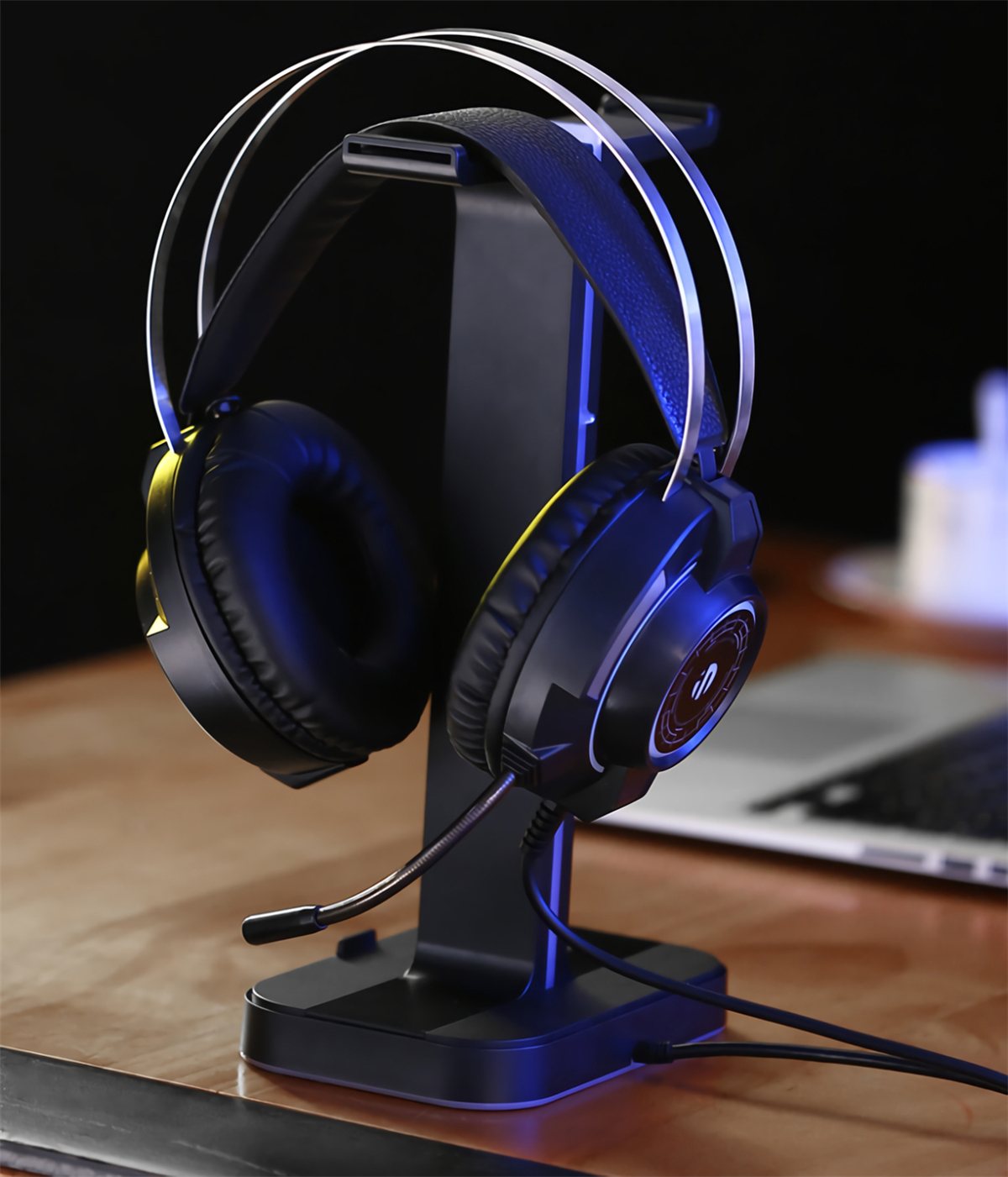 Inphic-H100-Headset-Stand-Dual-USB-Ports-Colorful-Light-Base-Headphone-Hanger-Headset-Mount-Holder-O-1742022-11