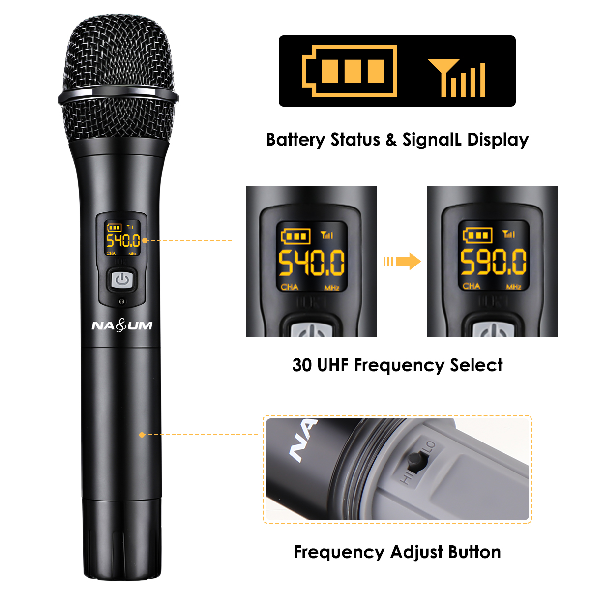 NASUM-Wireless-Karaoke-Microphone-Professional-UHF-Dual-Channel-Metal-Dynamic-Cordless-Microphone-Ha-1895171-3