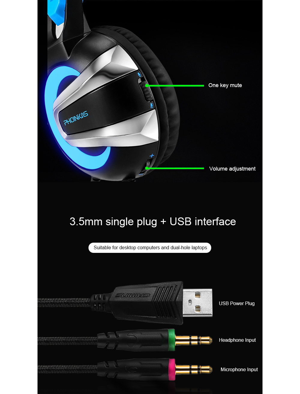 PHOINIKAS-H-4-Gaming-Headset-Dazzling-Optical-Headphone-50MM-Drive-Unit-360deg-Free-Bending-Soft-Rub-1755234-5