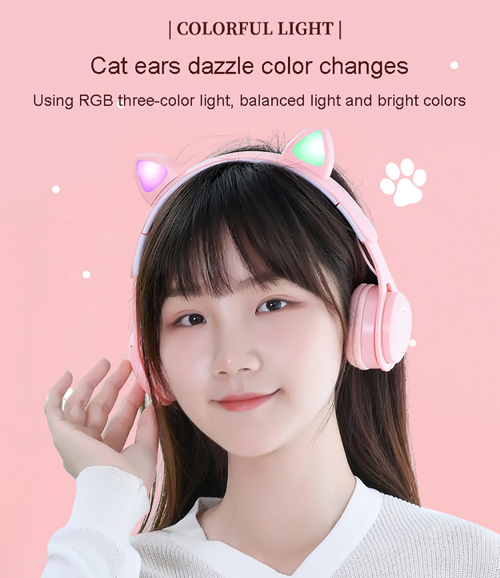 SOMIC-DR-08-Pink-Colorful-Cat-Ear-bluetooth-Headphone-with-Mic-Rainbow-Light-HIFI-Sound-Folding-Audi-1856421-3