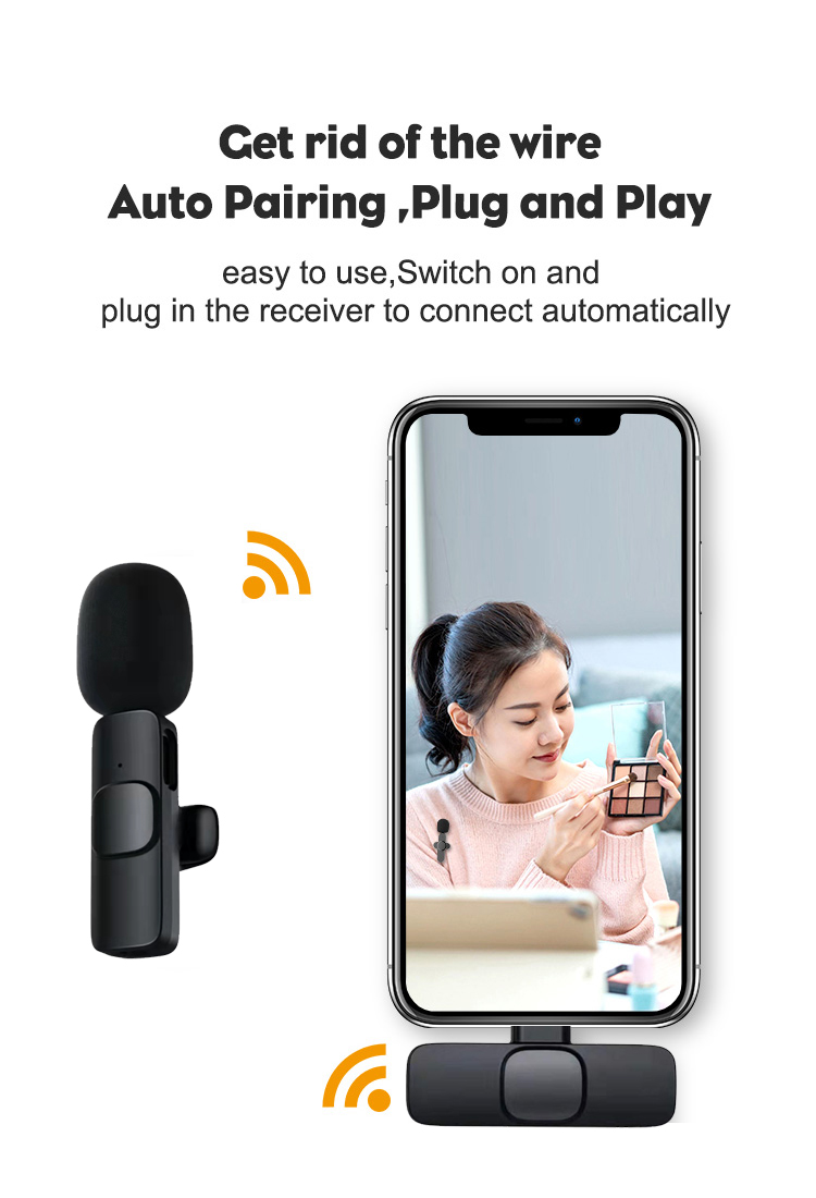 Bakeey-A3-Wireless-Lavalier-Microphone-Low-Latency-Portable-Audio-Video-Recording-Plug-Play-Lapel-Ty-1893657-2