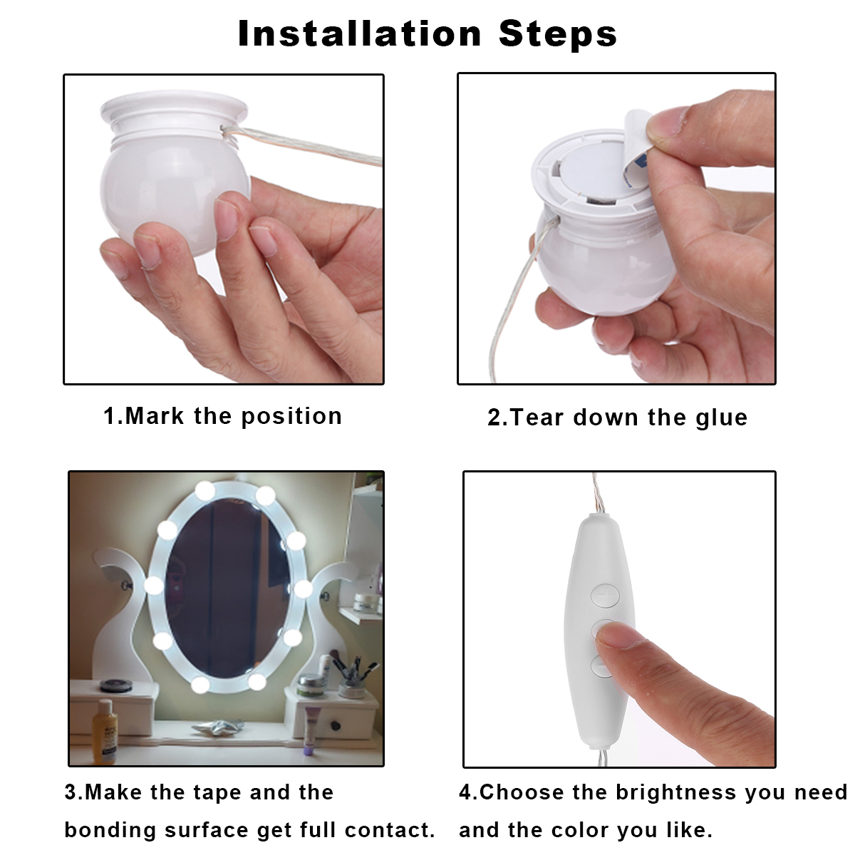 Dimmable-Mirror-Light-Kit-USB-8-LED-Bulbs-Vanity-Makeup-Dressing-Table-Hollywood-Style-1683089-9