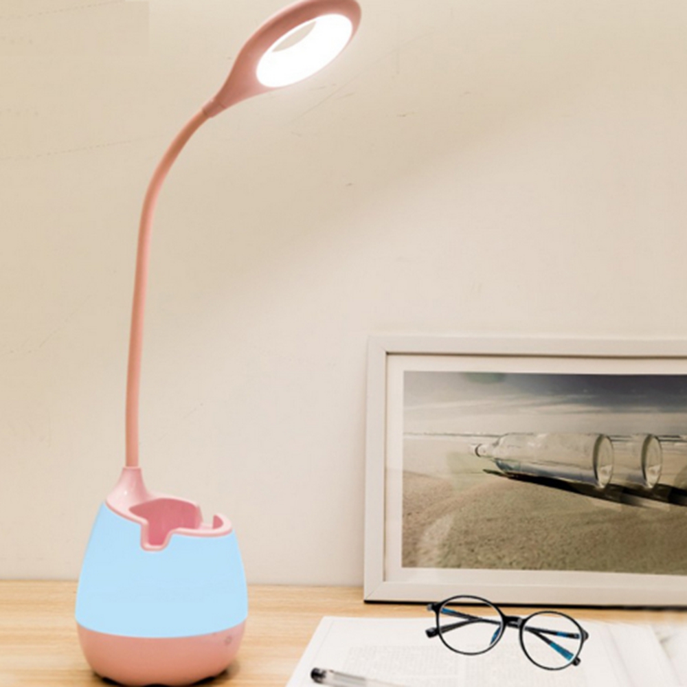 Multifunctional-USB-Rechargeable-Touch-Dimmable-LED-Table-Lamp-Pen-Holder-Colorful-Night-Light-1664783-1