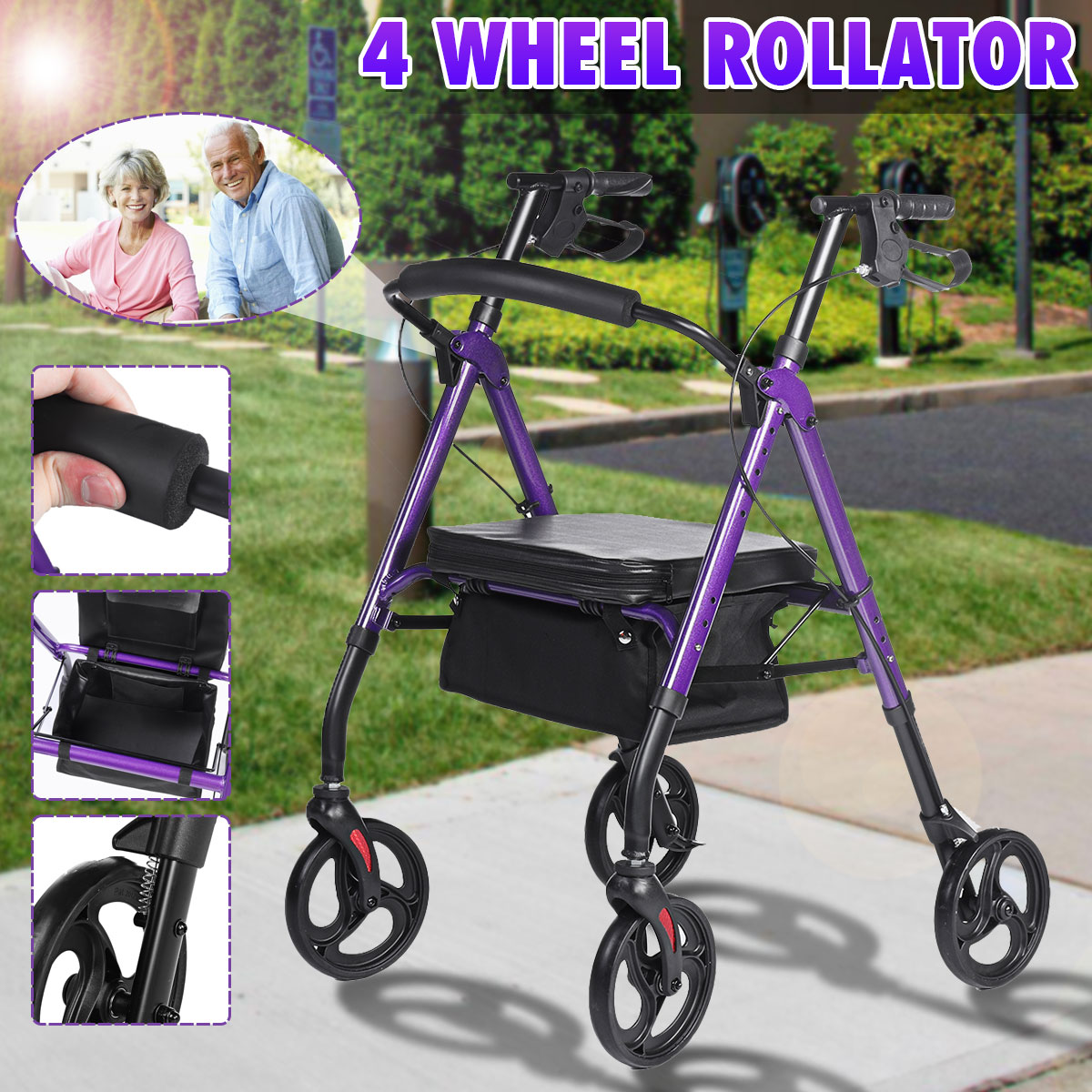 4-Wheel-Seat-Rolling-Walker-Chair-Rollator-Foldable-Adjustable-Elderly-Aid-Basket-Backrest-1940430-1