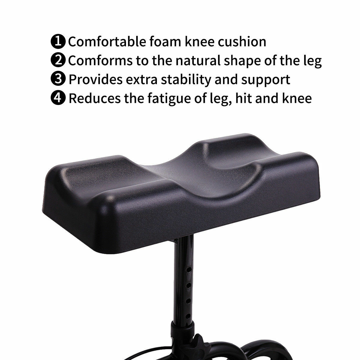 Mobility-Knee-Walker-Scooter-Roller-Crutch-Leg-Steerable-Foldable-Design-Adjustable-Height-Adjustabl-1940054-3