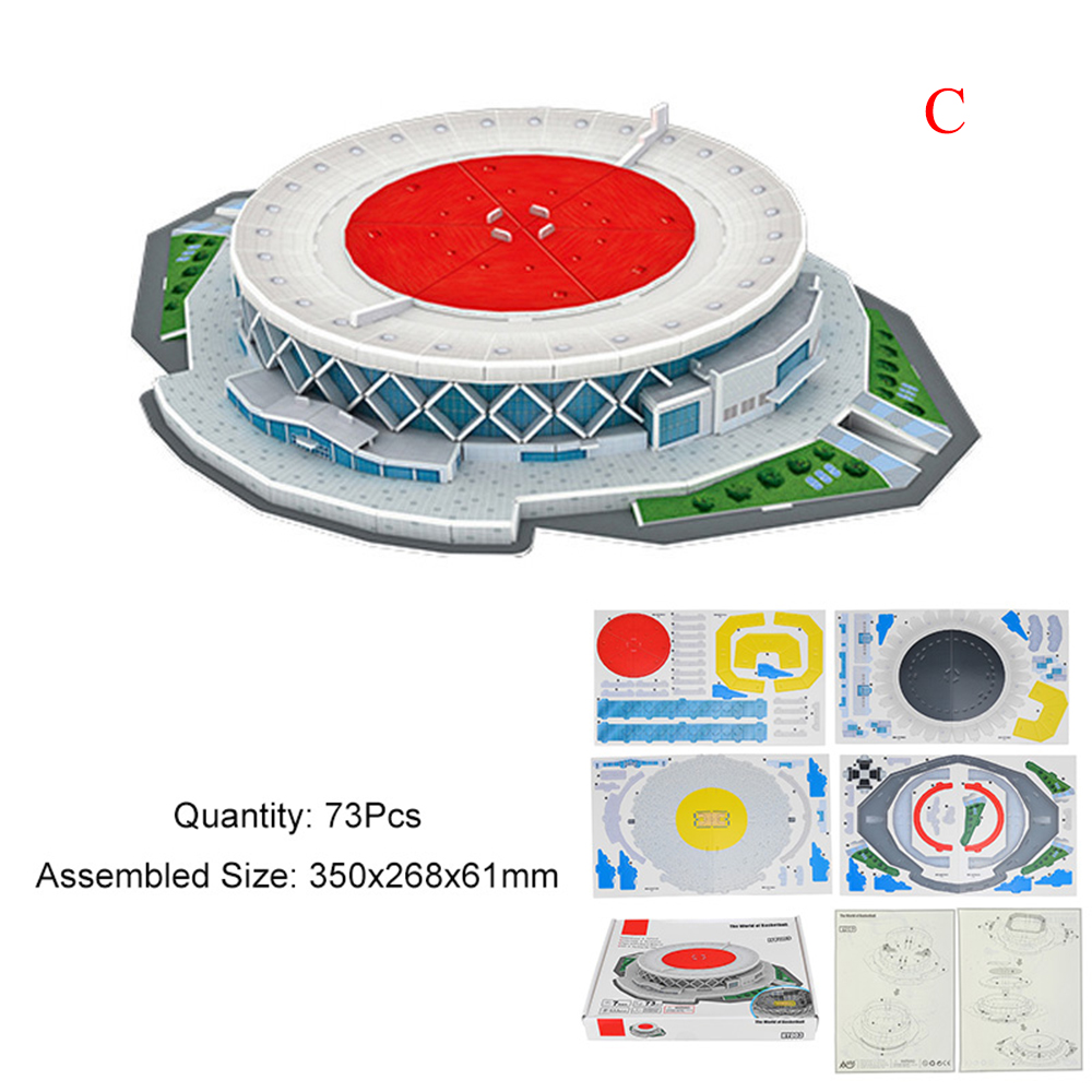 3D-Puzzle-Paper-DIY-Assembled-Model-5-Kinds-Of-Basketball-Courts-For-Children-Toys-1737946-6