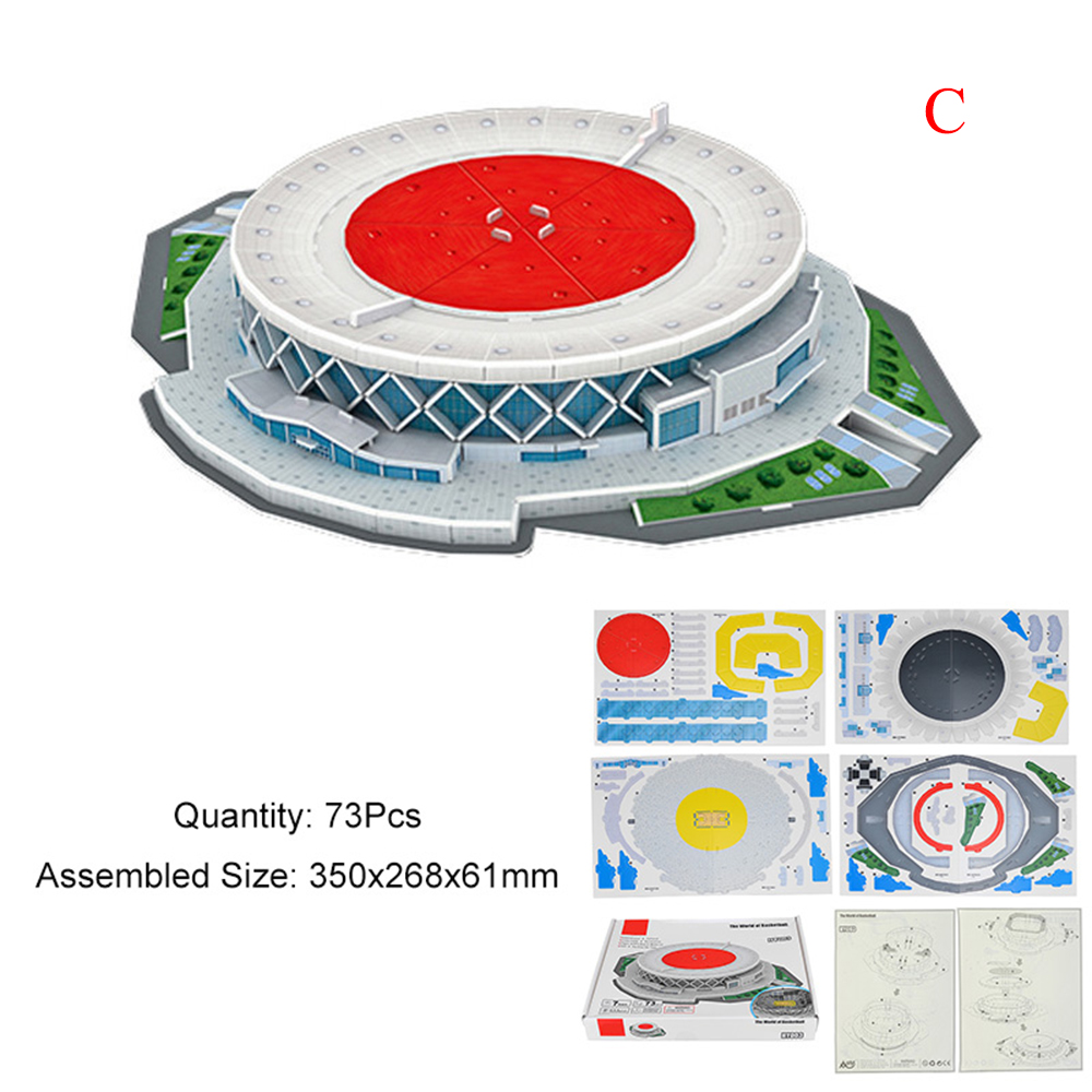 3D-Puzzle-Paper-DIY-Assembled-Model-5-Kinds-Of-Basketball-Courts-For-Children-Toys-1737946-6