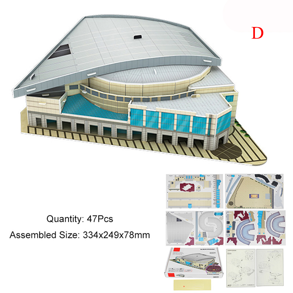 3D-Puzzle-Paper-DIY-Assembled-Model-5-Kinds-Of-Basketball-Courts-For-Children-Toys-1737946-7