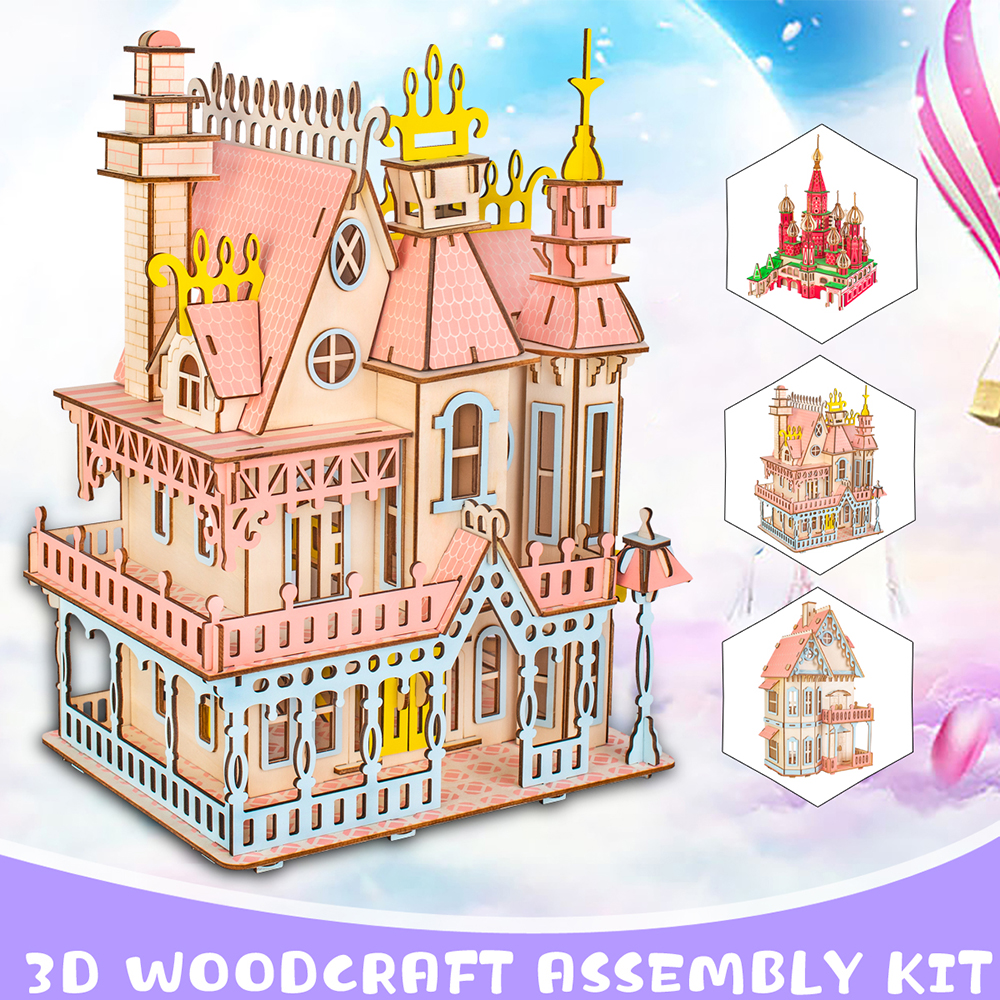 3D-Wooden-Simulation-Assembly-Building-Model--Gothic-house-Dream-Villa-St-Vasey-Church-For-Children--1737901-1