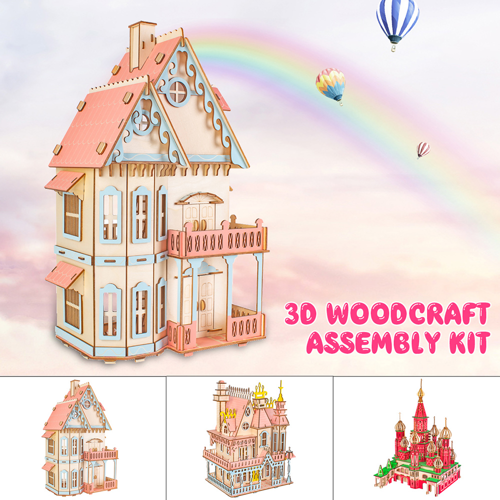 3D-Wooden-Simulation-Assembly-Building-Model--Gothic-house-Dream-Villa-St-Vasey-Church-For-Children--1737901-2