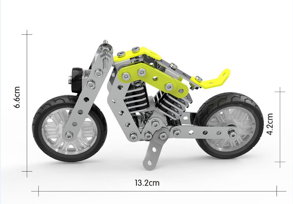 MoFun-3D-Metal-Puzzle-Model-Building-Stainless-Steel-Harley-Motorcycle-158PCS-1311363-5