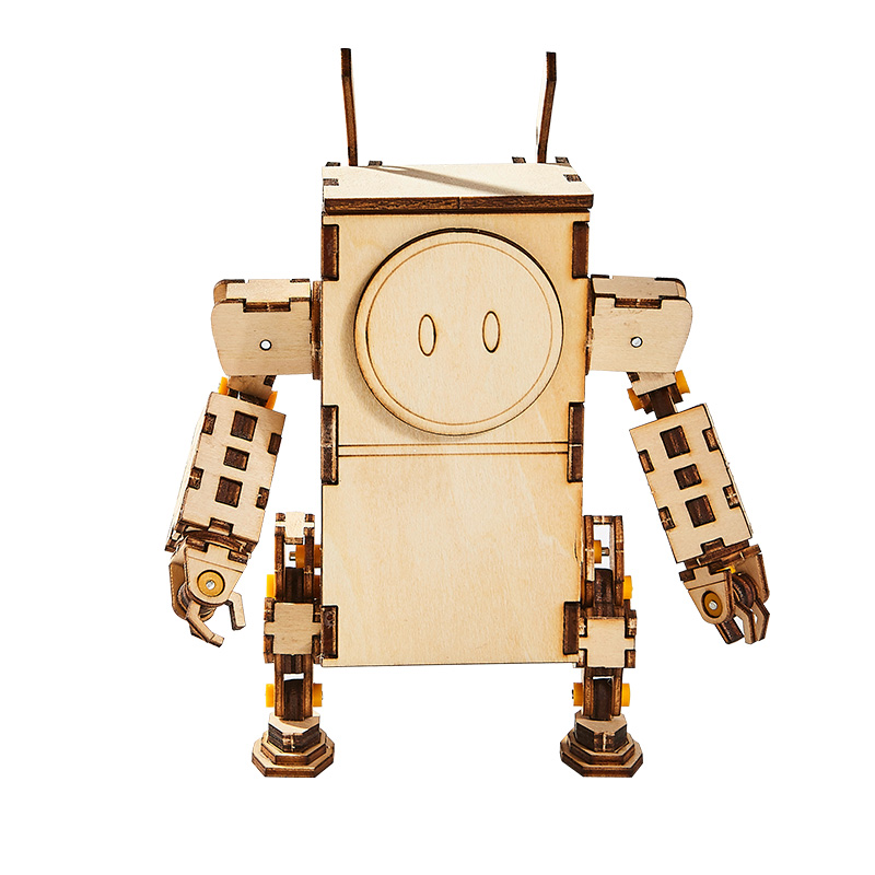 Wooden-DIY-Assembling-Robot-Decoration-Toys-Model-Building-1629389-6