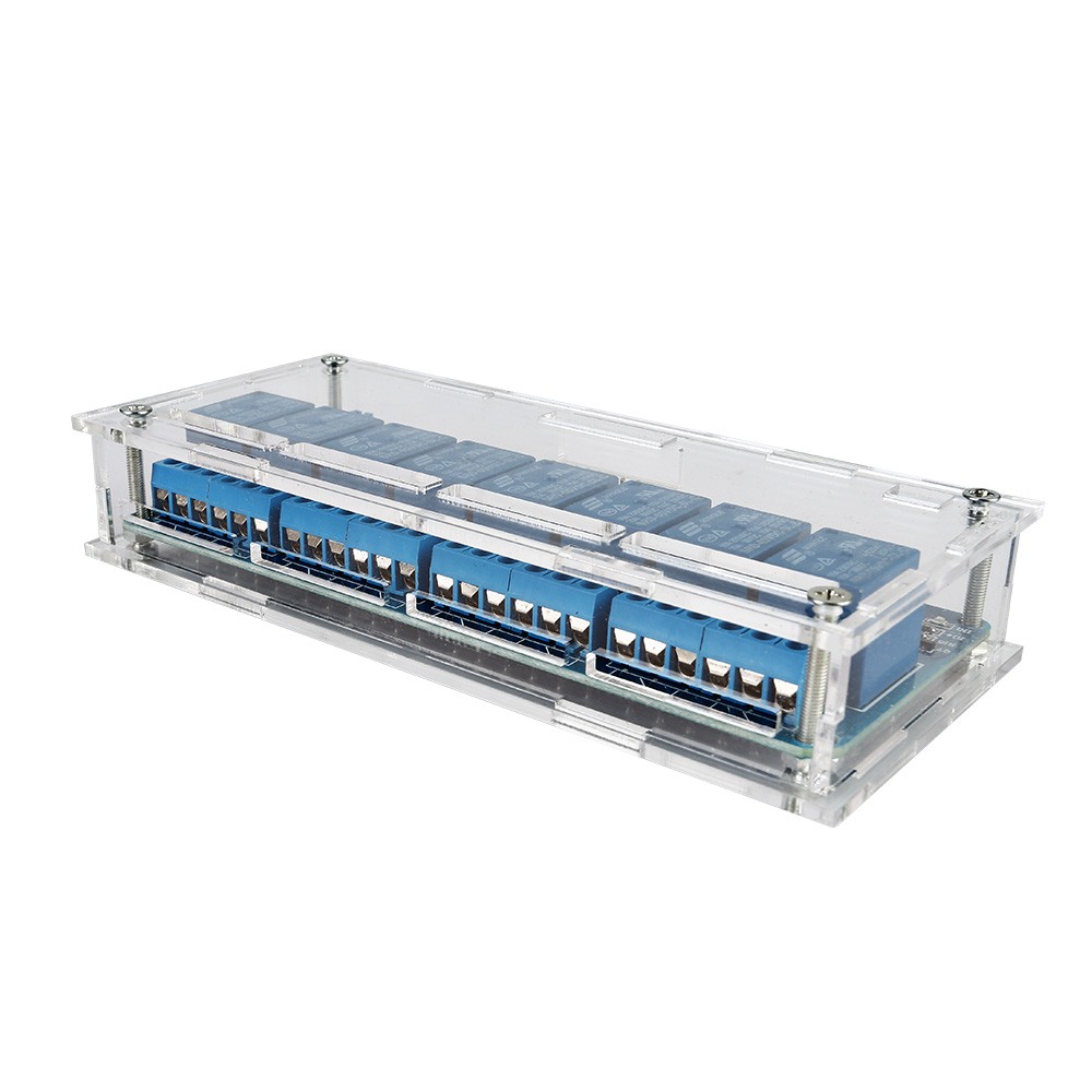 5Pcs-Transparent-Acrylic-Case-Protective-Housing-For-8-Channel-Relay-Module-1204798-3