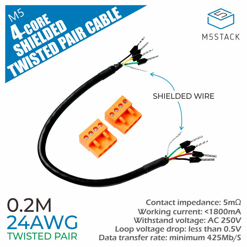 M5Stack-24AWG-4-Core-Twisted-Pair-Shielded-Cable-RS485-RS232-CAN-Data-Communication-Line-02M-1800388-1