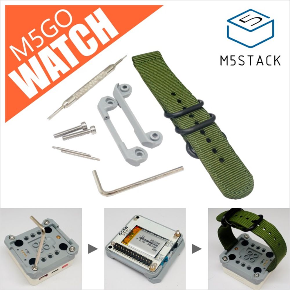 M5Stackreg-M5GO-Watch-Band-Nylon-Soft-Replacement-Strap-Compatible-with-M5GO--FIRE-Kit-1534468-1