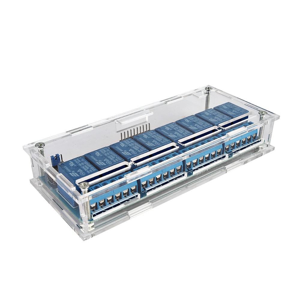 Transparent-Acrylic-Case-Protective-Housing-For-8-Channel-Relay-Module-1190934-2